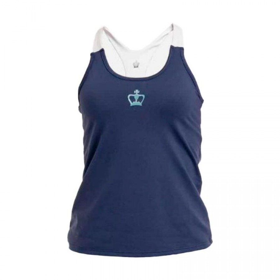 Black Crown Tallinn Bleu Blanc T-Shirt  PADELPOINT Black Crown Tallinn Bleu Blanc T-Shirt