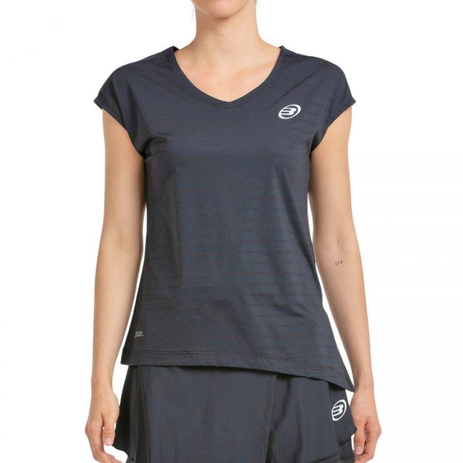Bullpadel Adoros T-shirt bicolore noir  Offre - Pas cher