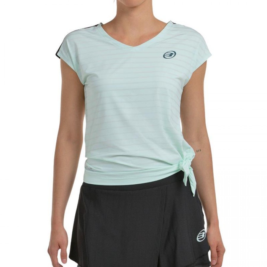 T-shirt bicolore Bullpadel Adoros Vert d?Eau  Offre - Pas cher