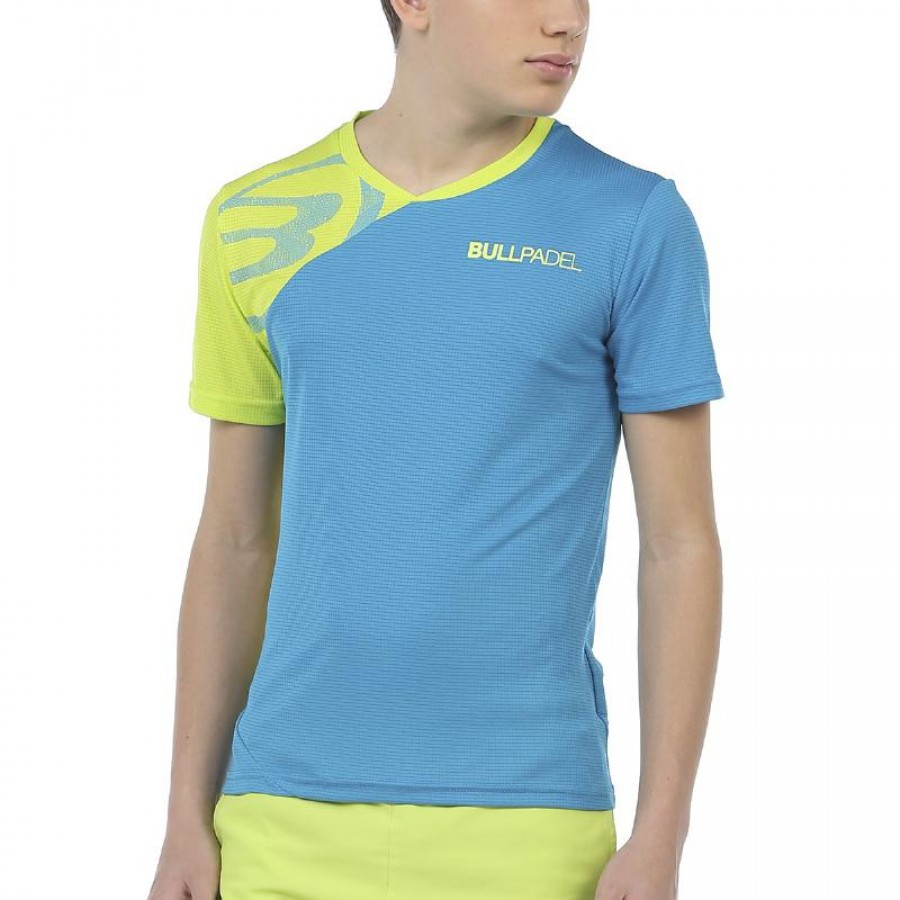 Bullpadel Chamois Blue Atomico Lima Junior T-Shirt | Tienda Online PADEL POINT Bullpadel Chamois Blue Atomico Lima Junior T-Shirt - Barata Oferta Outlet