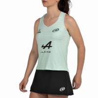 Bullpadel Claudia Fernandez Premier Padel Adies T-Shirt Vert Eau  Offre - Pas cher