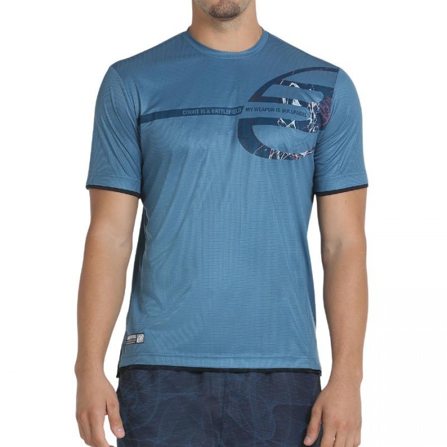 Bullpadel Coci Shadow Blue T-shirt  Offer + Cheap