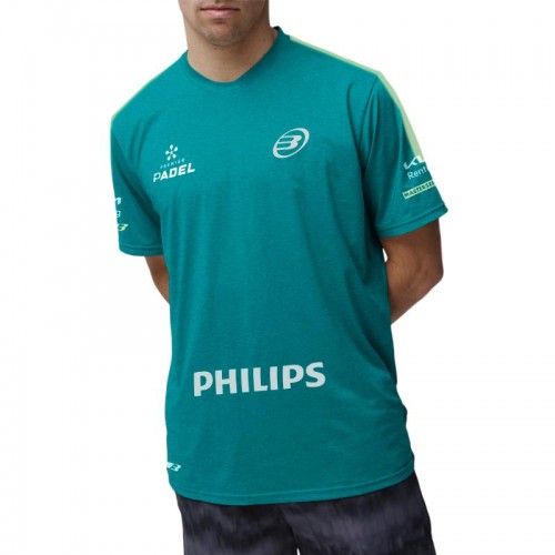 Camiseta Bullpadel Di Nenno Montse Verde Azulado Vigore