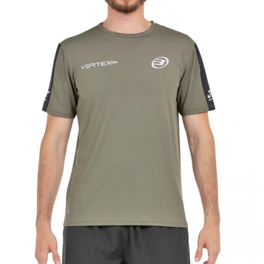 Camiseta cáqui Bullpadel Juan Tello 25V  Oferta + Barato
