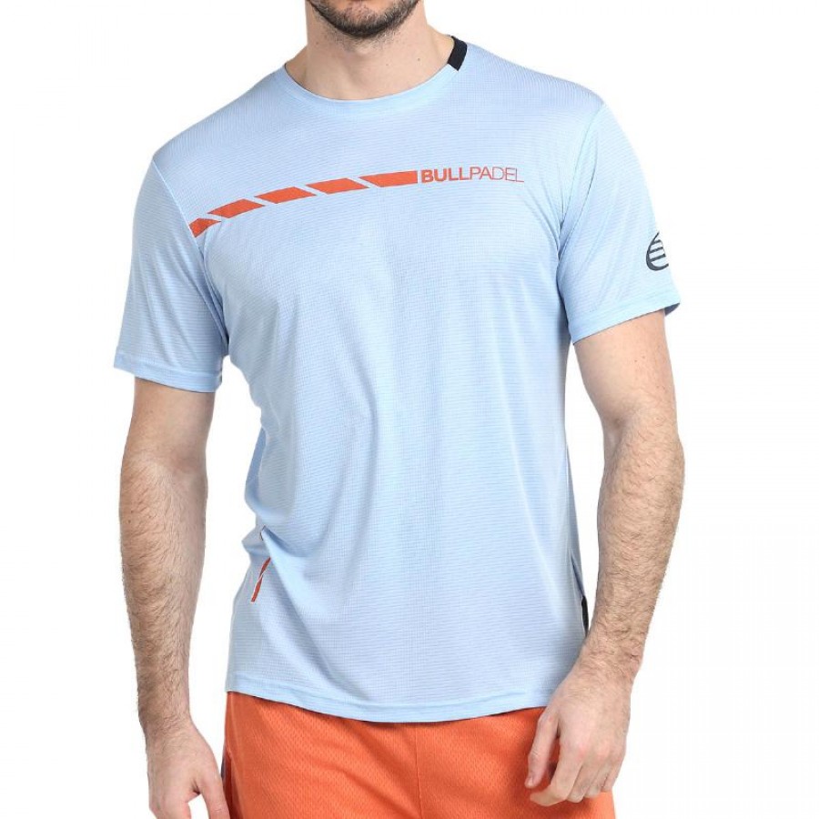 Bullpadel Legal Glacier T-shirt bleu glacier  Offre - Pas cher