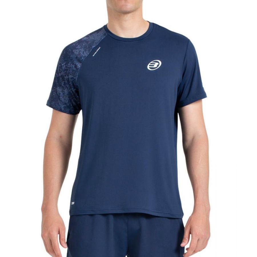 Camiseta Bullpadel Mazaron Deep Ocean