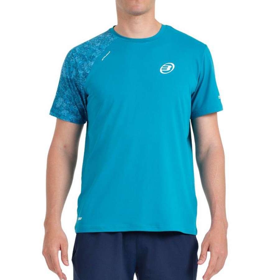 Camiseta Bullpadel Mazaron Verde Verde-Petróleo