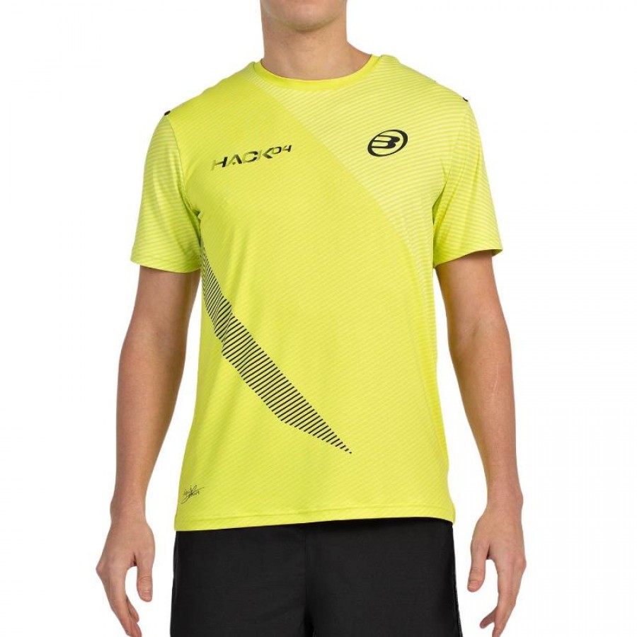 Bullpadel Paquito Navarro 25V Lime T-shirt  Offre - Pas cher