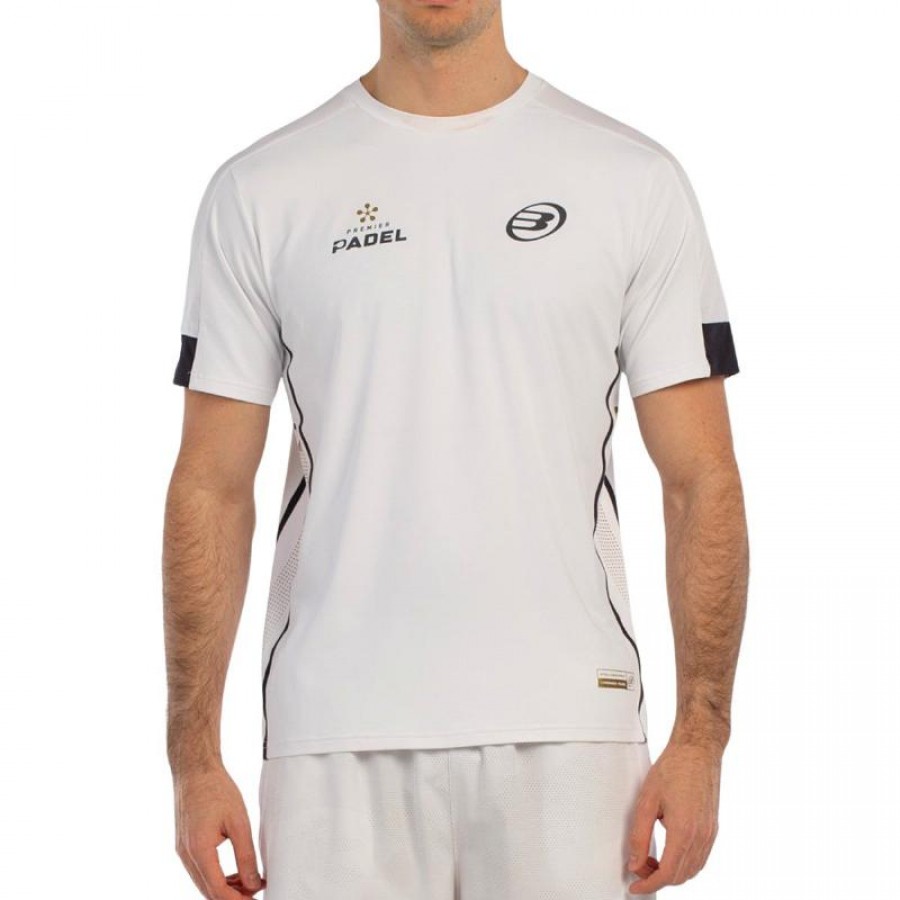 Camiseta Bullpadel Premier Padel Borni Blanco  Oferta + Barato