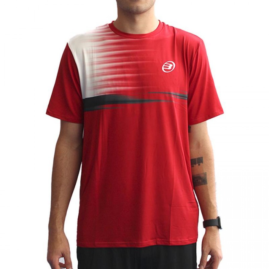 T-shirt Bullpadel Winner II Cerise  Offre - Pas cher