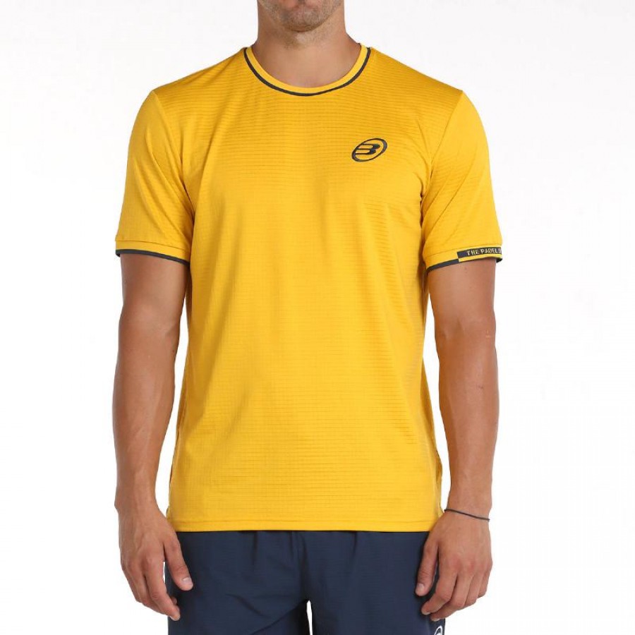 Bullpadel Yuca 23I Moutarde T-shirt  Offre - Pas cher