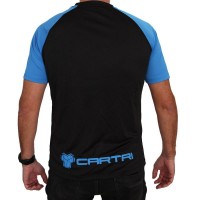 T-shirt Cartri Match Noir Bleu  Offre - Pas cher