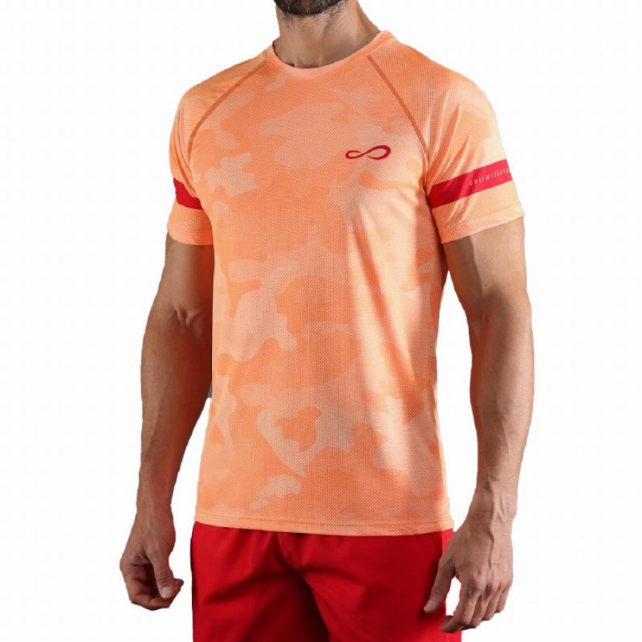 Camiseta Endless Camo Naranja  Offer + Cheap