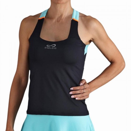 Camiseta Endless Cross Negro Aqua Camiseta Endless Cross Negro Aqua