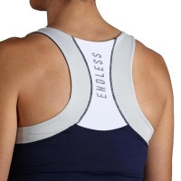 Camiseta Endless Race Azul Marino Plata  Oferta + Barato