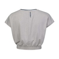 Cabeca Crop Top Azul Marinho T-Shirt Mulheres  Oferta + Barato