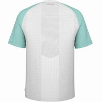 Camiseta Head Performance Imprimé Aqua  Offre - Pas cher