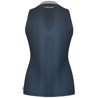 Camiseta Feminina Head Performance Azul Marinho Prata  Oferta + Barato