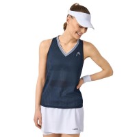 Camiseta Feminina Head Performance Azul Marinho Prata  Oferta + Barato