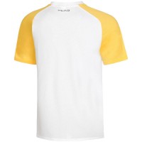 Camiseta Head Performance New York Blanco Banane  Offre - Pas cher