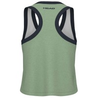 Cabeca das mulheres jogar Crop Top branco verde T-Shirt  Oferta + Barato