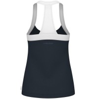 Camiseta Head Play Tech Azul Marinho Branco Feminino  Oferta + Barato