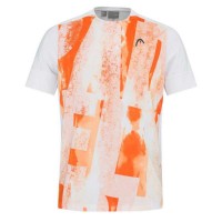 Head Tech T-shirt Orange Print  Offer + Cheap