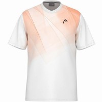 Camiseta Head Topspin Naranja Print  Offer + Cheap