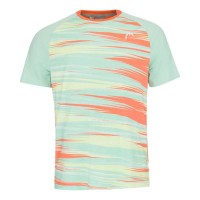 Camiseta Head Topspin Verde Pastel Print PADELPOINT Camiseta Head Topspin Verde Pastel Print
