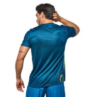 T-shirt bleu marine a bretelles JHayber  Offre - Pas cher