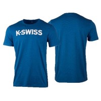 Camiseta Kswiss Core Azul Blanco  Oferta + Barato
