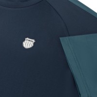 Camiseta Kswiss Hypercourt Mesh Crew 3 Peacoat Indian Teal  Offer + Cheap