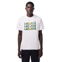 T-shirt Lacoste en coton blanc  Offre - Pas cher