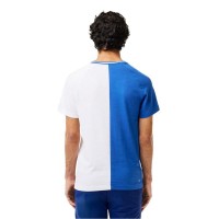 Camiseta Lacoste Daniil Medvedev Azul Blanco  Oferta + Barato