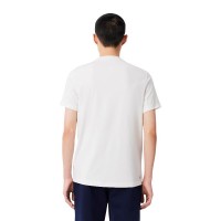 Camiseta Lacoste Lightweight Stretch Blanco  Offre - Pas cher