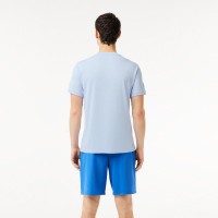 Camiseta Lacoste Novak Djokovic Azul Claro  Offer + Cheap