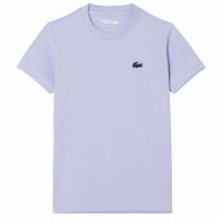 Lacoste Sport Bleu Violet T-Shirt Femme