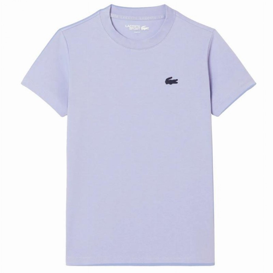 Lacoste Sport Bleu Violet T-Shirt Femme