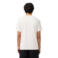 T-shirt sport Lacoste blanc noir  Offre - Pas cher