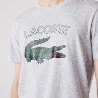 Camiseta Lacoste Sport Gris Vigore  Oferta + Barato