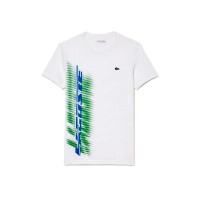 T-shirt Lacoste Sport Brand Contrast White  Offer + Cheap