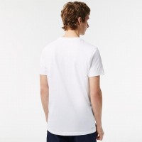 T-shirt Lacoste Sport Brand Contrast White  Offer + Cheap
