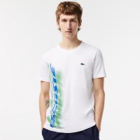 T-shirt Lacoste Sport Brand Contrast White  Offer + Cheap