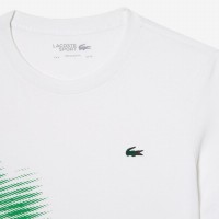 T-shirt Lacoste Sport Brand Contrast White  Offer + Cheap