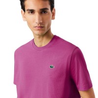 Lacoste Sport Regular Fit Mauve T-Shirt  Offer + Cheap