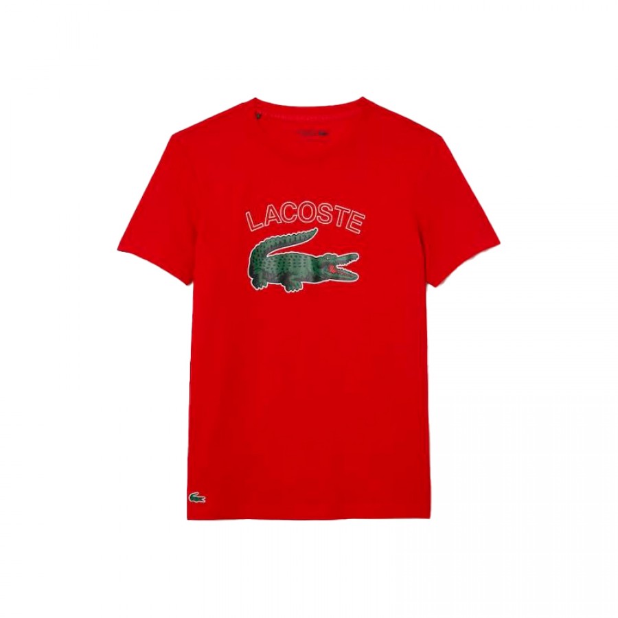 Camiseta Lacoste Sport Rojo  Oferta + Barato