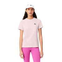 T-shirt femme Lacoste Sport Rose  Offre - Pas cher