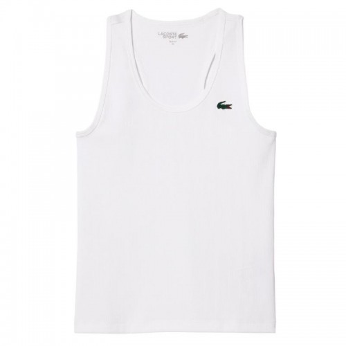 Camiseta Lacoste Sport Slim Fit Blanco Camiseta Lacoste Sport Slim Fit Blanco