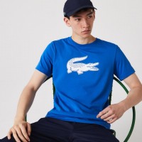 Lacoste Sport Breathable Blue T-shirt  Offer + Cheap