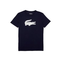 Lacoste Sport Breathable Navy Blue T-shirt  Offer + Cheap